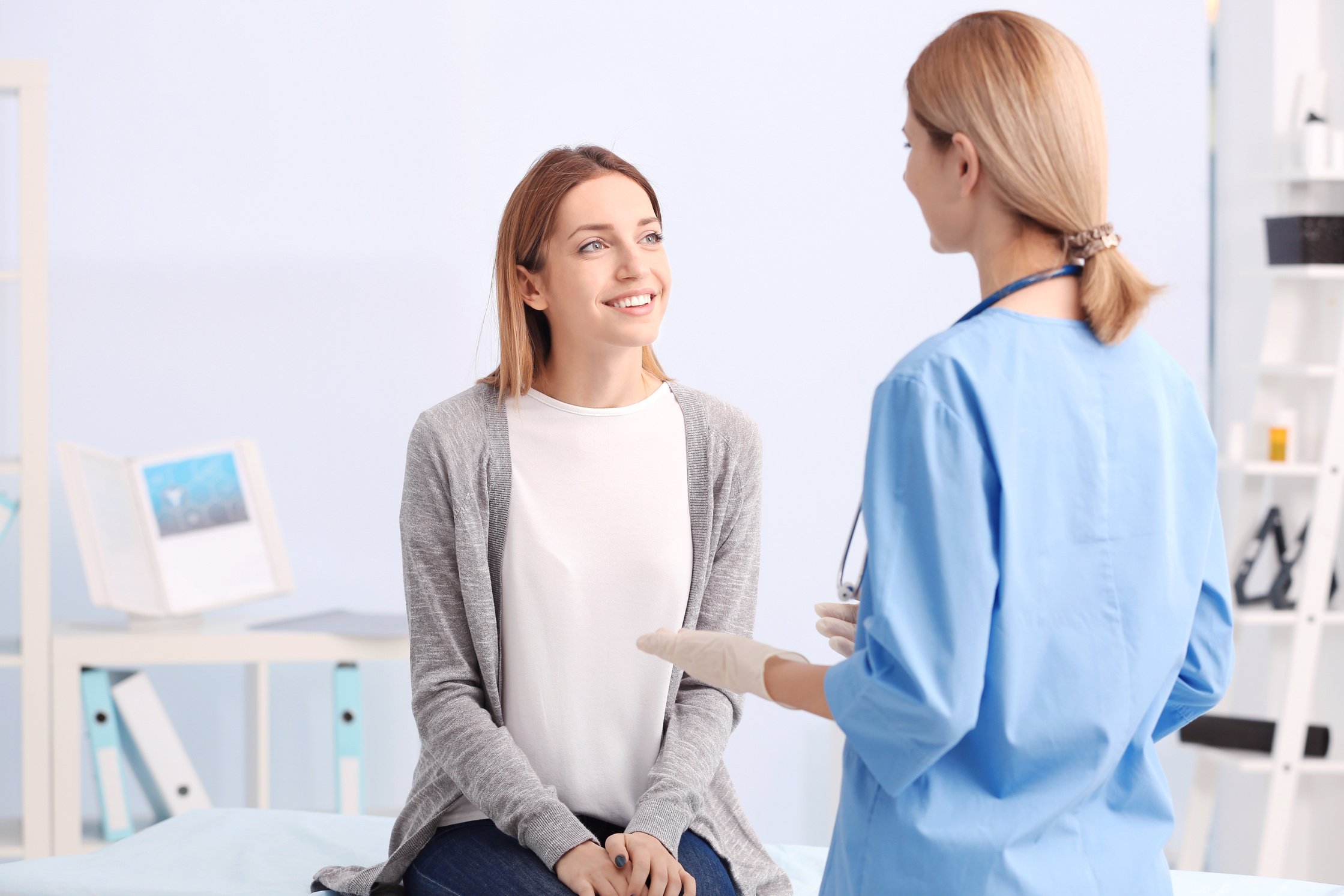 Young Woman at Doctor's Clinic